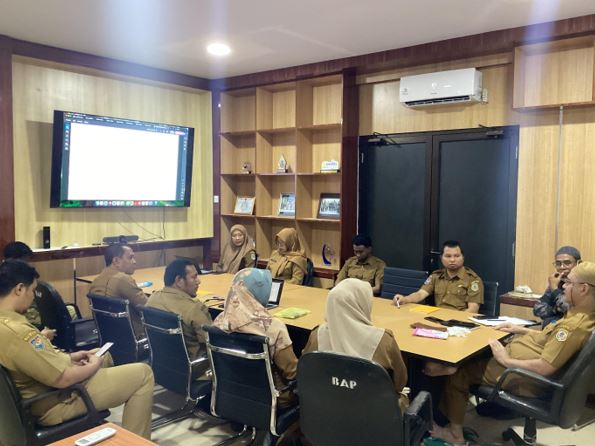 Dinas Kominfosan Malut Gelar Rapat Persiapan Rekrutmen Tim Pengembangan SPBE
